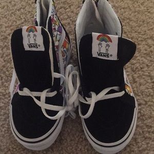 Rainbow Dinosaur vans